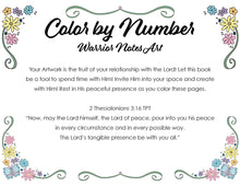 Load image into Gallery viewer, Color by Numbers | Warrior Notes: Art