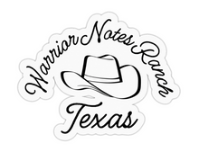 Load image into Gallery viewer, Warrior Notes: Ranch | Die- Cut Sticker