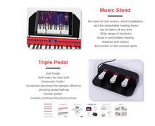 Load image into Gallery viewer, Warrior Notes | Keyboard with Stand