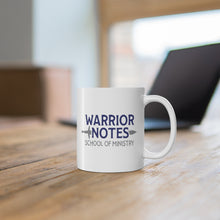 Load image into Gallery viewer, Warrior Notes: School of Ministry_Logo _Ceramic Mug 11oz