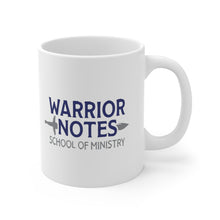 Load image into Gallery viewer, Warrior Notes: School of Ministry_Logo _Ceramic Mug 11oz