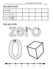 Load image into Gallery viewer, Warrior Notes Homeschooling: Kindergarten_Math: Book One