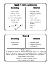 Load image into Gallery viewer, Warrior Notes Homeschooling: Grade One | Art
