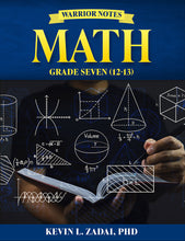 Load image into Gallery viewer, Warrior Notes Homeschooling: Grade Seven | Math
