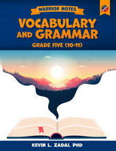 Load image into Gallery viewer, Warrior Notes Homeschooling: Grade Five | Vocabulary &amp; Grammar
