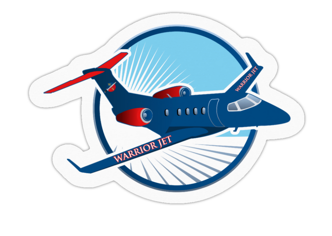 Warrior Jet | Die- Cut Sticker