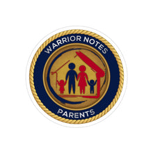 Load image into Gallery viewer, Warrior Notes: Parents -Transparent Outdoor Stickers, Die-Cut, 1pcs
