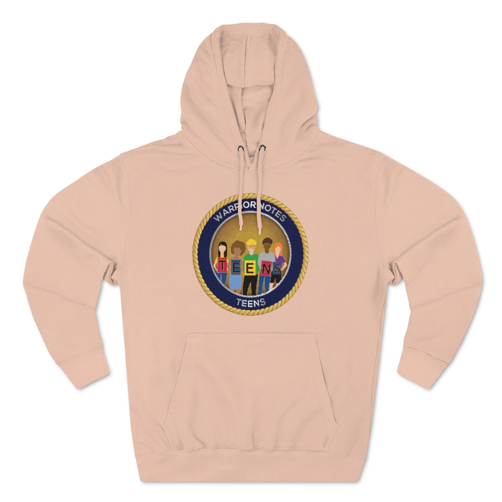 Warrior Notes: Teens -Unisex Premium Pullover Hoodie