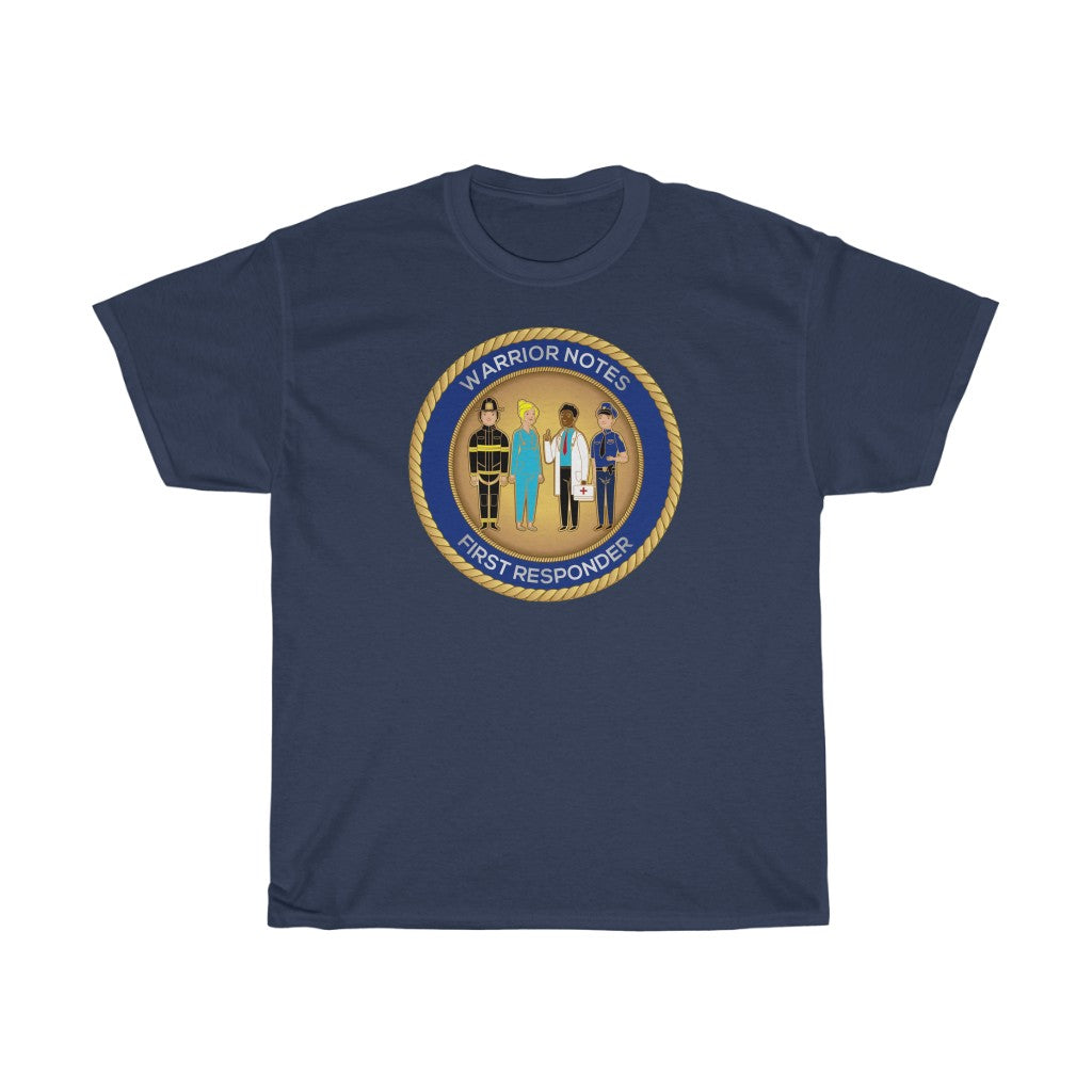 Warrior Notes: First Responders - Unisex Heavy Cotton Tee