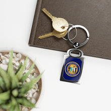 Load image into Gallery viewer, Warrior Notes: First Responders-Rectangle Keyring
