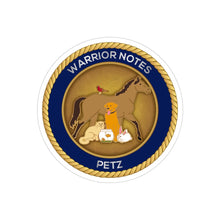 Load image into Gallery viewer, Warrior Notes: Petz -Transparent Outdoor Stickers, Die-Cut, 1pcs
