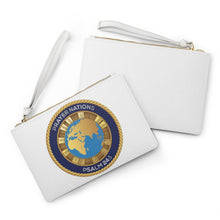 Load image into Gallery viewer, Warrior Notes: Prayer Nations_ Psalm 24:1- Clutch Bag
