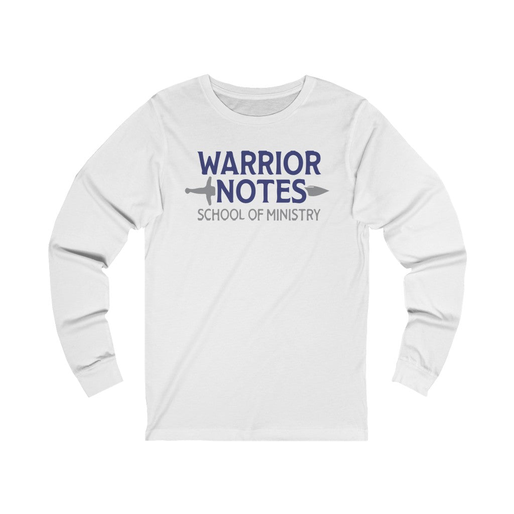 Warrior Notes: School of Ministry -Logo -Unisex Jersey Long Sleeve Tee