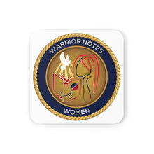 Load image into Gallery viewer, Warrior Notes: Women -Cork Back Coaster

