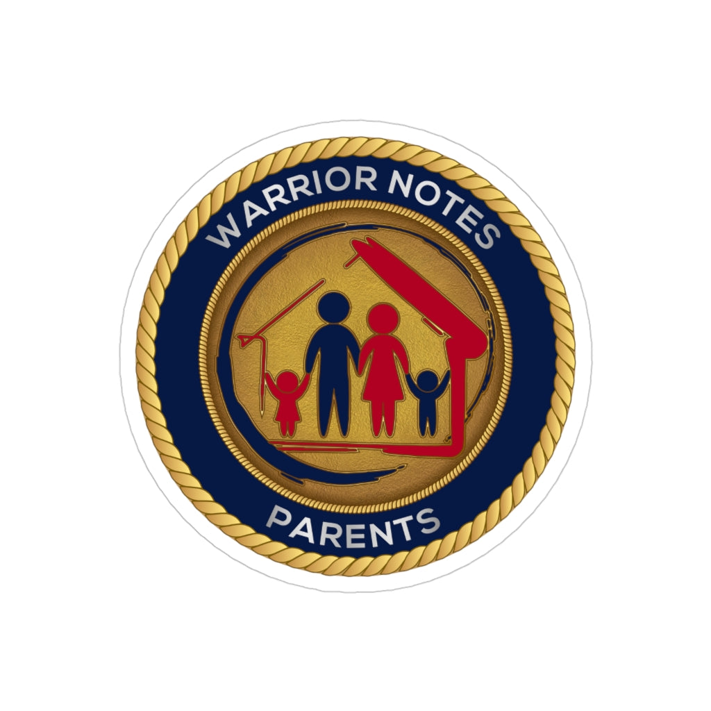 Warrior Notes: Parents -Transparent Outdoor Stickers, Die-Cut, 1pcs