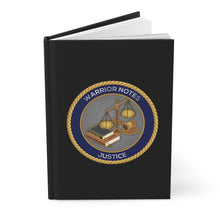 Load image into Gallery viewer, Warrior Notes: Justice -Hardcover Journal Matte
