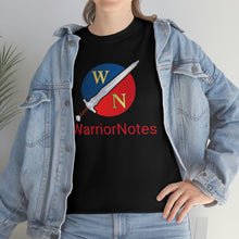 Load image into Gallery viewer, Warrior Notes: #WarriorNotes-  Unisex Heavy Cotton Tee
